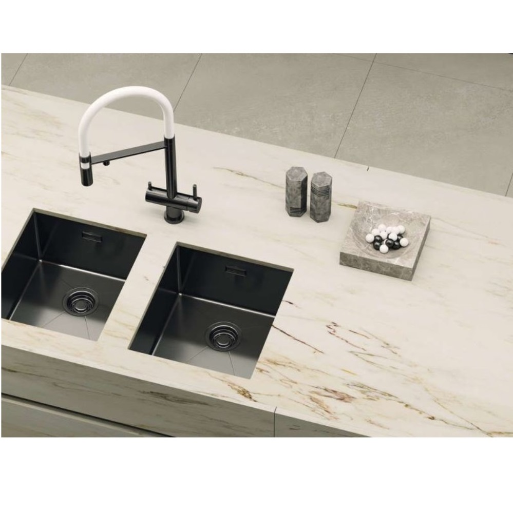 Мойка кухонная Omoikiri Taki 44 Вороненая сталь 4973521 — изображение 2
