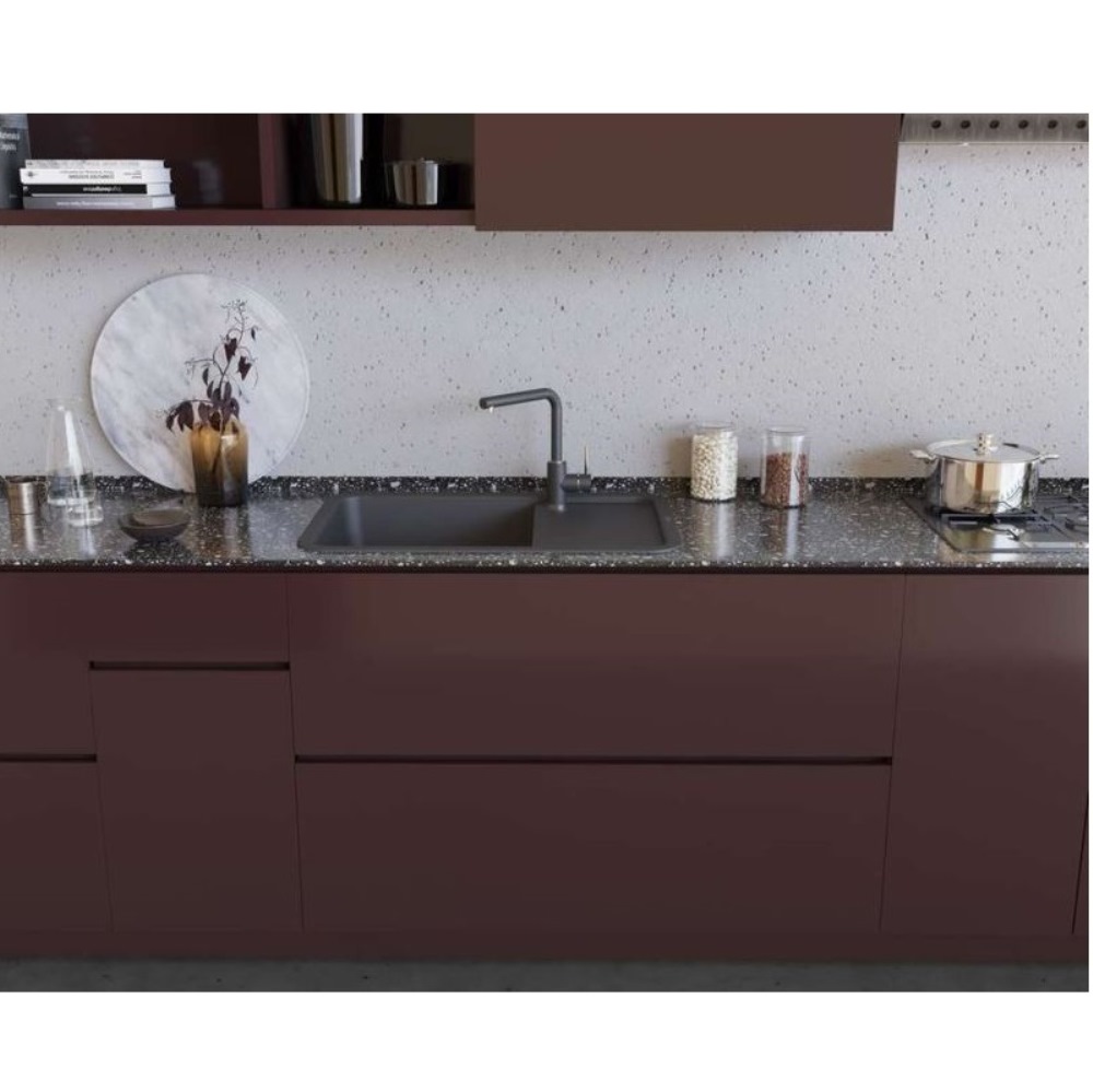 Мойка кухонная Omoikiri Tasogare 86 Черный матовый 4993469 — изображение 2