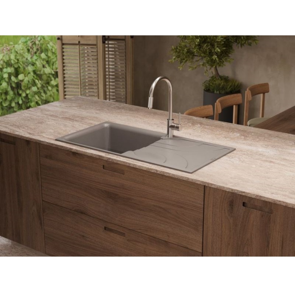 Мойка кухонная Omoikiri Yasugata 100 Бежевый 4993846 — изображение 2