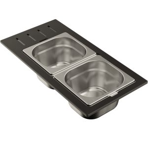 Контейнер для кухонной мойки Omoikiri DC-02-2 Сталь 4999075